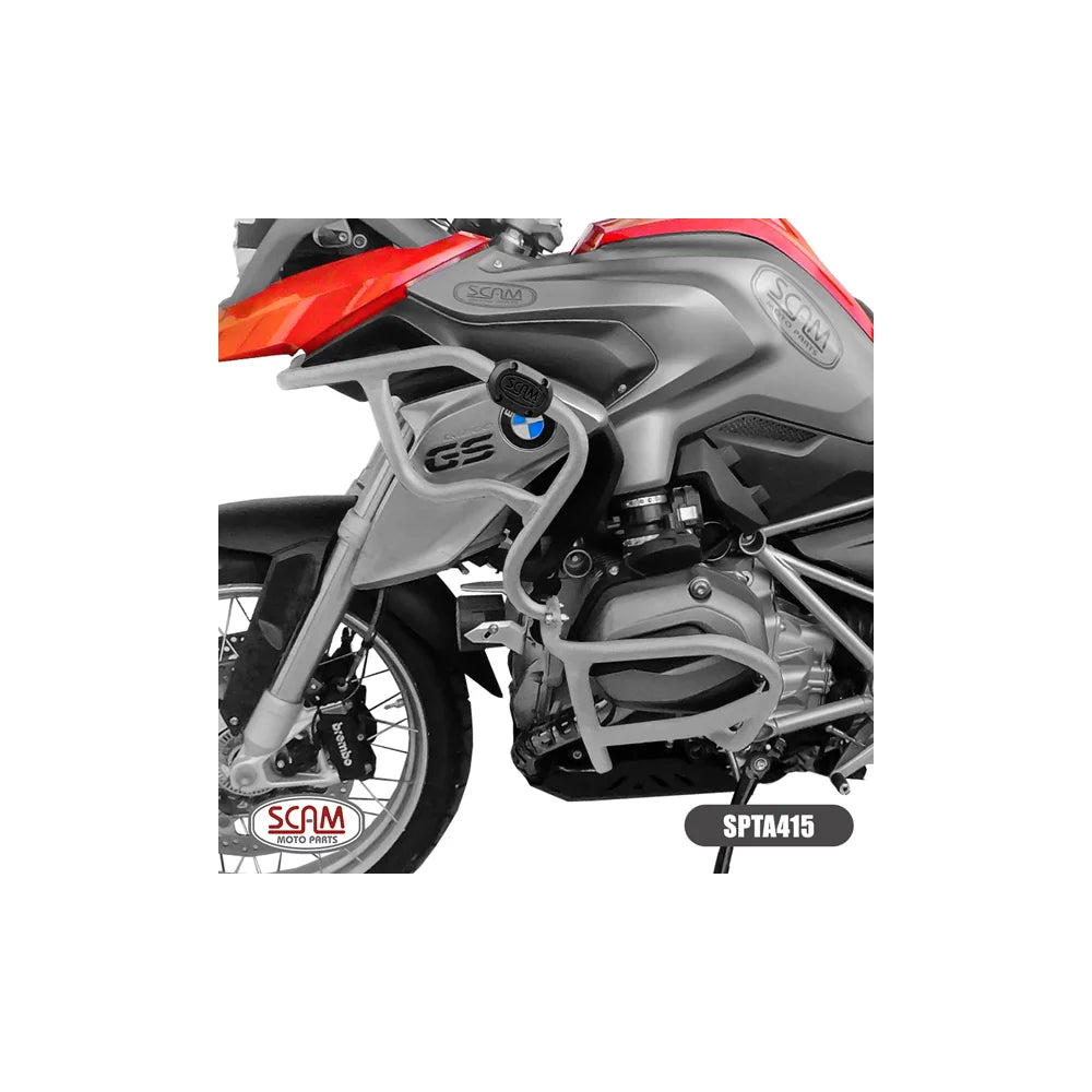Protetor Motor e Carenagem BMW R1200 GS 2013 Prata Scam SPTA415